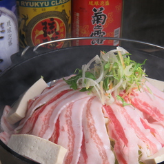 あぐー豚と島野菜の蒸し野菜コース