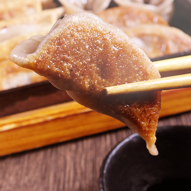 あぐー豚の肉汁餃子